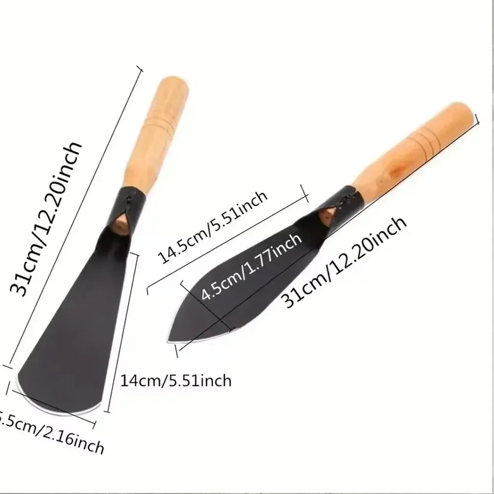 iron hoe gardening tool
