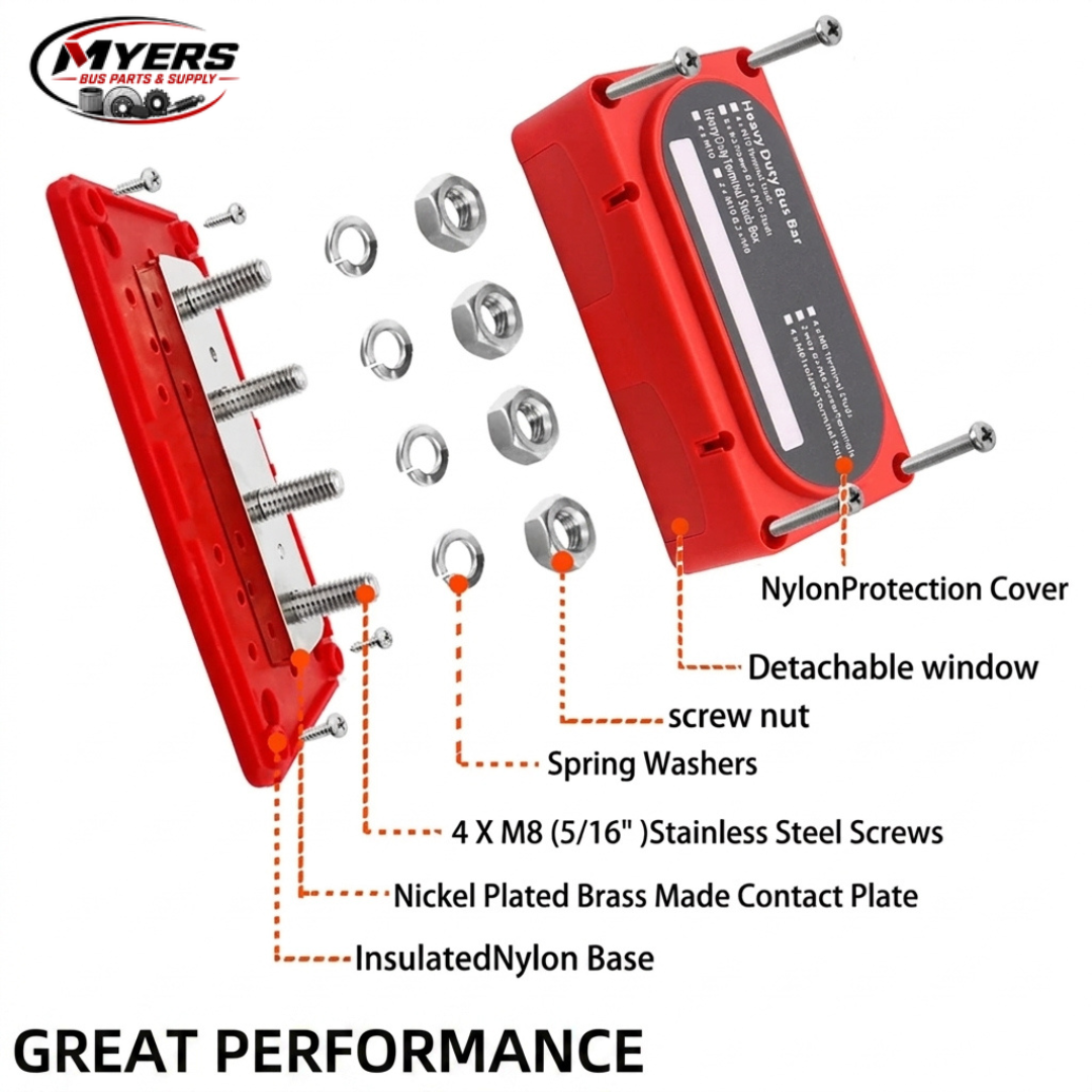 Myers Bus Parts battery distribution bus bar