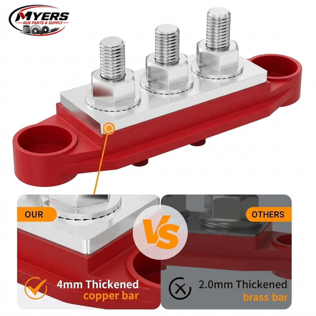 Myers Bus Parts car audio power distribution block