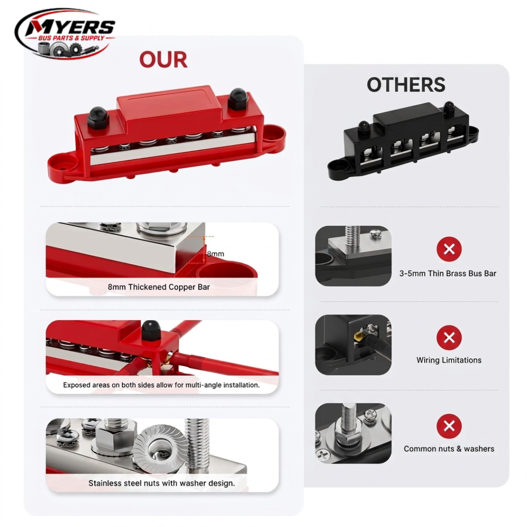 Myers Bus Parts marine power distribution block