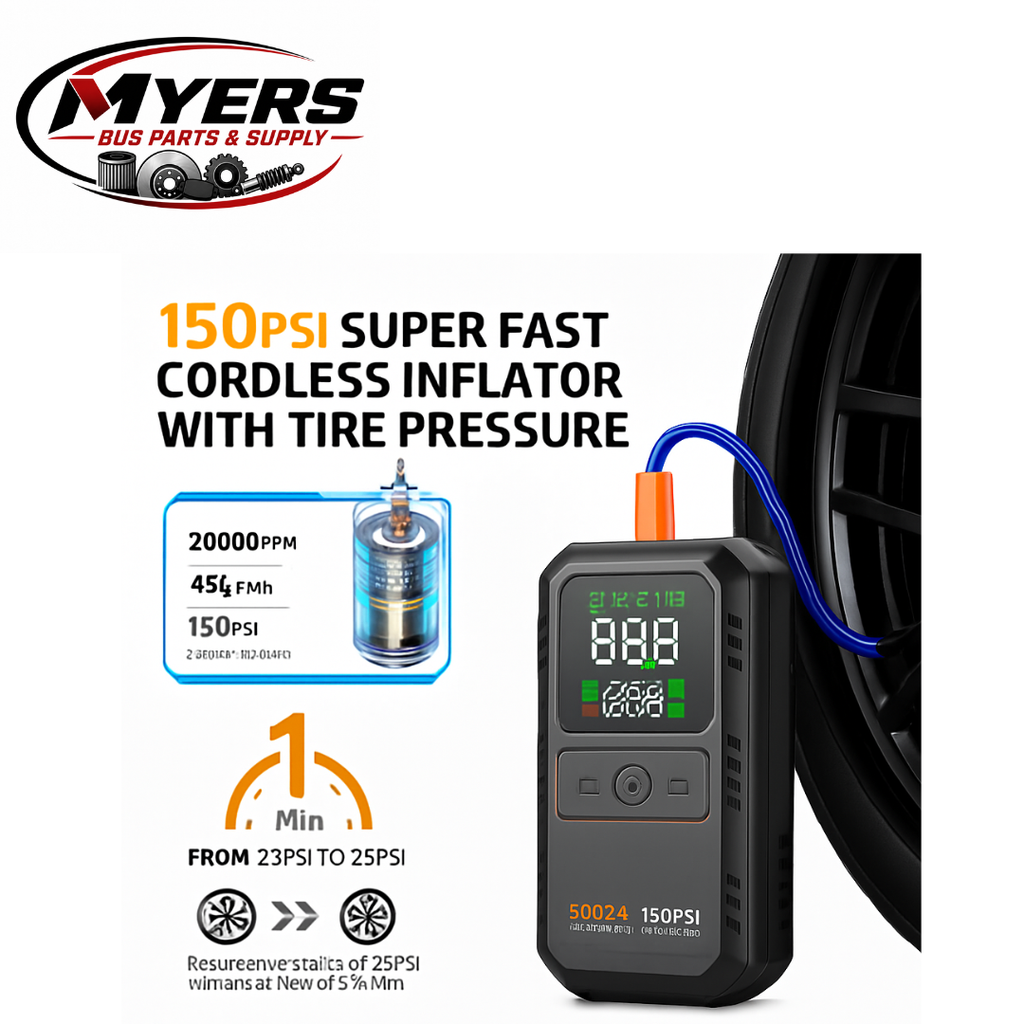 Myers Bus Parts portable power bank for vehicle emergencies