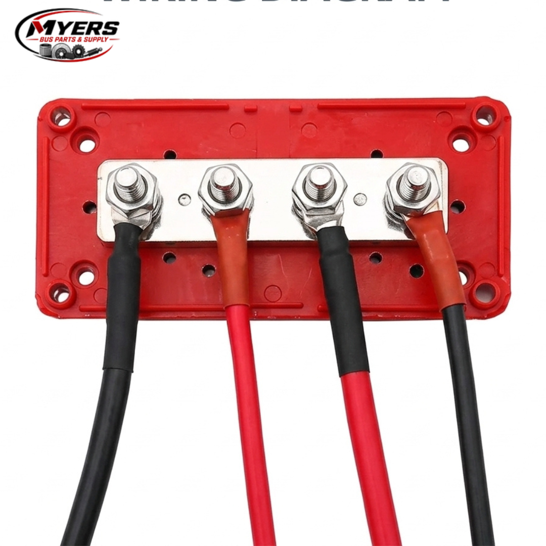 Myers Bus Parts tinned copper bus bar